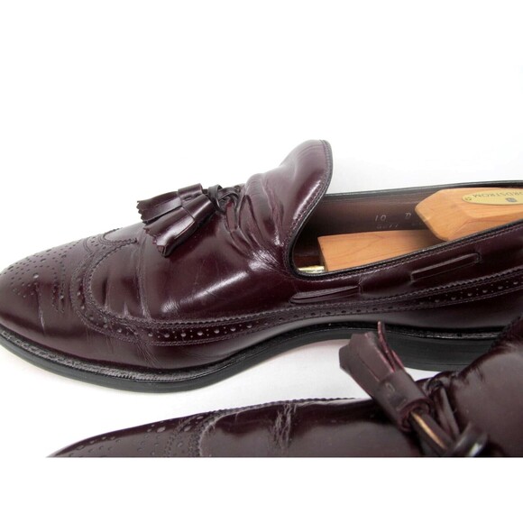 Allen Edmonds Berwick Tasseled Wingtip Loafers Size US 10 D + shoe trees - Picture 11 of 16